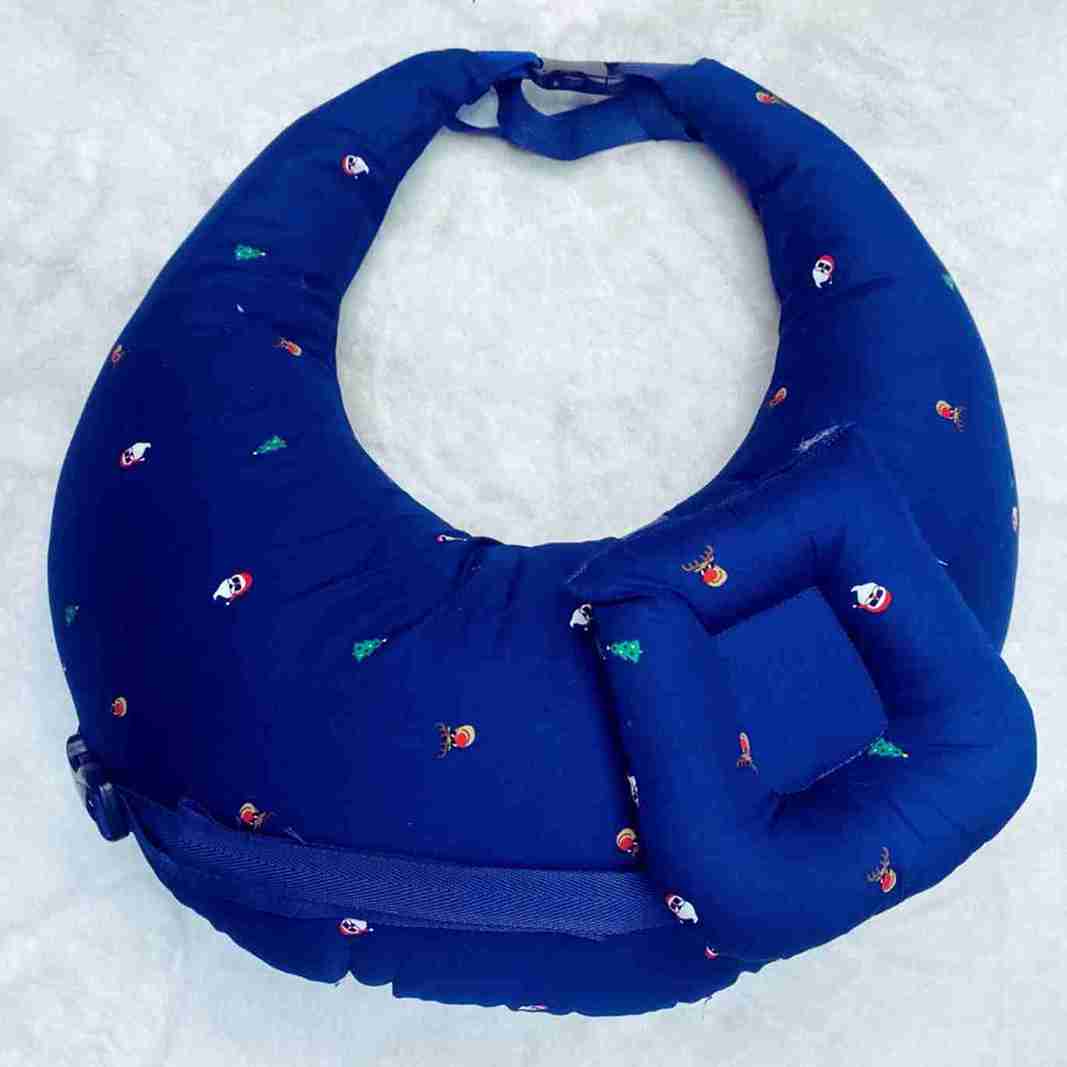 Nursing Pillow Blue Cartoon