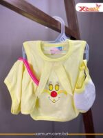 Newborn Baby dress 3 pes set (জামা +প্যান্ট +বিবস )