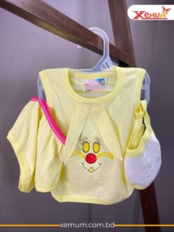 Newborn Baby dress 3 pes set (জামা +প্যান্ট +বিবস )