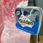 Golden Baby Blanket HBK Blankets 51"/42" Size Kombol - Image 3