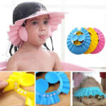 1 pcs Adjustable Baby Shower Cap Newborn Hair Washing Cap Kids Hearing Protection Children Safe Shampoo Shield Bathing Head Cover - Image 3