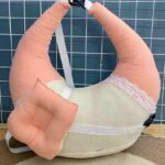 Xemum muslin nursing Pillow peach