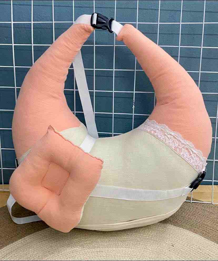 3f517d5d-8a24-4eb4-b5b9-be1db46df2e7_11zon Xemum muslin nursing Pillow peach - Image 1