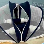 Muslin Bedding Set Blue