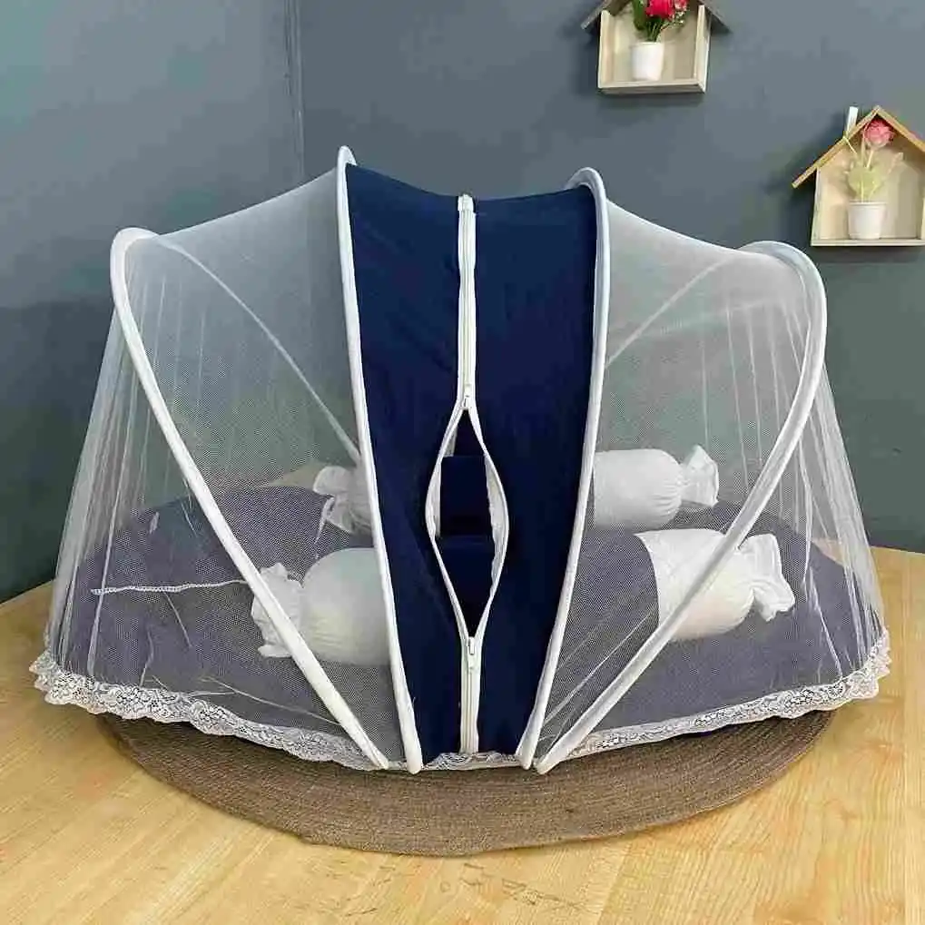 Muslin Fabric Baby Bedding Set Blue Colour made from soft breathable muslin fabric for newborn babies