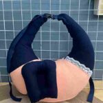 Xemum muslin nursing Pillow blue