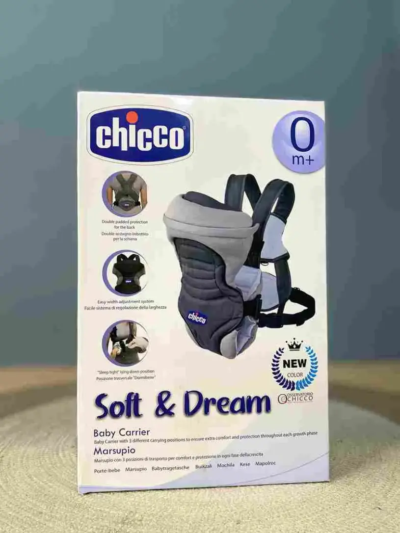 Chicco Baby Carrier | Original Comfortable Baby Carrier Chicco Baby Carrier with ergonomic design, adjustable straps, and breathable fabric