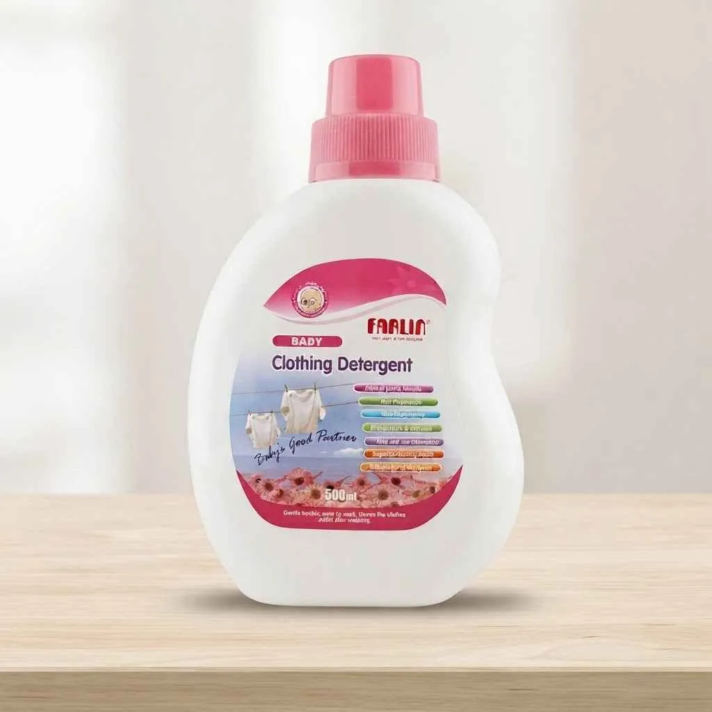 Farlin Baby Cloth Detergent 500 ml baby laundry detergent bottle