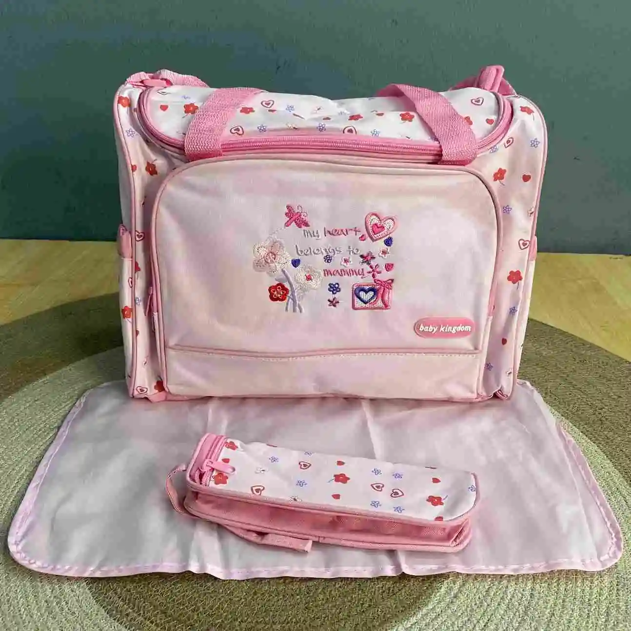 Hospital Bag 3 Pieces Set (Pink) For Baby - Newborn Baby Travel Bag Set Hospital Bag 3 Pieces Set Pink For Baby Newborn Essentials Bag