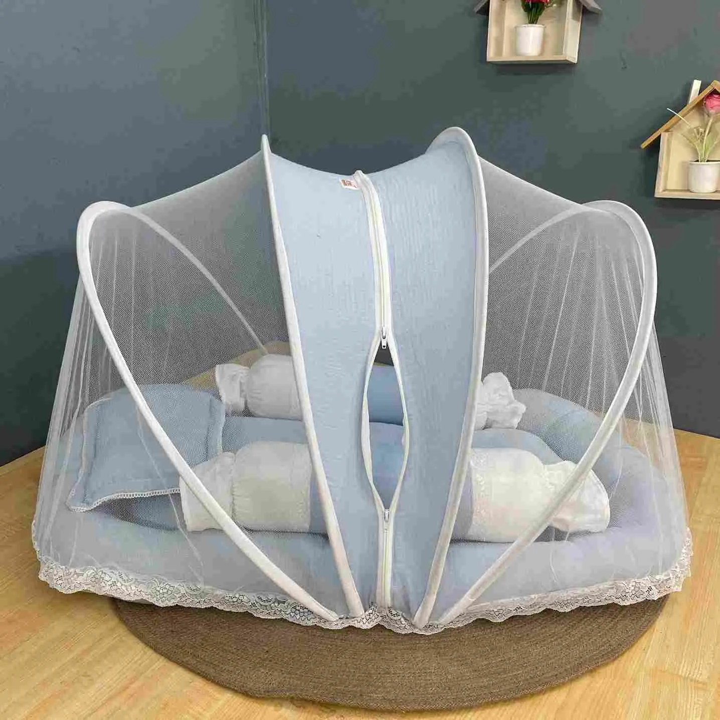 Muslin Mosquito Net Bedding Set (3) Xemum Muslin Mosquito Net Bedding Set | জিমাম মসলিন মশারি বেডিং সেট for newborn baby