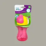 Philips Avent Bendy Straw Drinking Cup 300ml Pink BPA Free Leak Proof Toddler Straw Cup