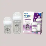 Philips Avent Natural Glass Feeder Twin Pack 125ml & 240ml - (2 Bottles) - Image 2