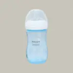 Philips Avent Natural Response Color Baby Feeding Bottle Wide Neck PP 260ml-(Single Bottle - Blue) - Image 2