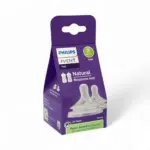 Philips Avent Natural Response Nipple Level 2 BPA Free Silicone Baby Bottle Teat 2pcs