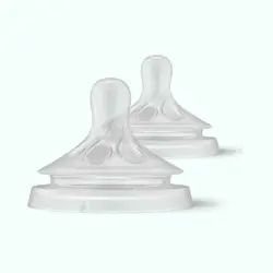 Philips Avent Teat Natural Response Nipple 2pcs Set Level-5 Original BPA-Free Silicone Baby Bottle Nipples