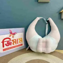 Xemum Muslin Nursing Pillow Light Pink Soft Breastfeeding Baby Support Pillow