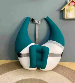 Xemum Muslin Nursing Pillow bottle Green Soft Muslin Breastfeeding Support Pillow
